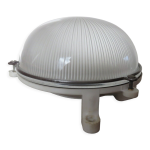 Applique ou plafonnier hublot industriel marque   bloc   france annes 60 70