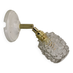 Applique tulipe vintage en verre moulé Applique tulipe vintage en verre moulé
