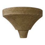 Applique vintage pl�tre beige granuleux, france 1960