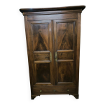 Armoire 12 panneaux en noyer massif poque louis philippe