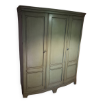 Armoire ancienne style louis xvi bois laqu