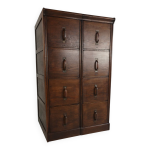 Armoire  archives double en chne massif pays - bas, 1920 1940