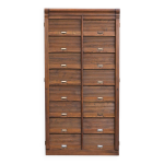 Magnifique armoire d'archives / armoire de notaire ancienne en chne, datant de la fin du xixe / dbut ...