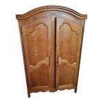 Armoire bordelaise louis xv merisier pieds escargots