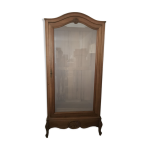 Armoire  glace style louis xv rocaille en noyer 1880