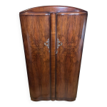 Armoire pour homme art déco en ronce de noyer (1930 - 1940) Armoire pour homme art déco en ronce de noyer (1930 - 1940)