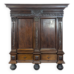 Armoire kussenkast en palissandre fin xviie