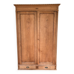 Armoire, lingre en bois brut