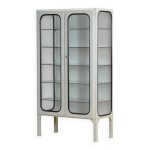 Armoire médicale en fer et verre, années 1970 Armoire médicale en fer et verre, années 1970