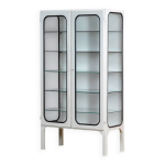 Armoire médicale vintage en fer et verre, années 1970 Armoire médicale vintage en fer et verre, années 1970