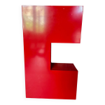 Armoire en m�tal rouge atran par ikea