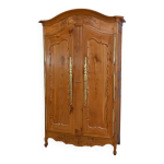 Armoire nantaise en merisier, style louis xv 1re partie xixe