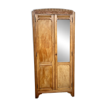 Armoire parisienne vintage art dco vestiaire indus