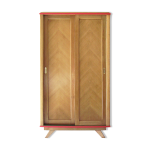 Armoire portes coulissantes vintage annes 50