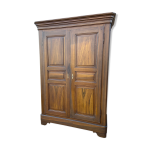 Armoire rustique vintage sapin peinture d'origine alsace 1900s