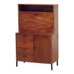 Armoire ou secrétaire vintage en teck par simpla lux Armoire ou secrétaire vintage en teck par simpla lux