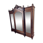 Armoire style louis xvi  3 portes vitres