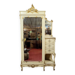 Armoire vnitienne style louis xv baroque estampille en bois laqu et dor