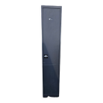 Armoire vestiaire industrielle fer bleu marine