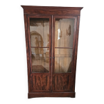 Armoire vitrine en acajou 19eme Armoire vitrine en acajou 19eme