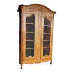 Armoire vitrine, bibliothèque en merisier Armoire vitrine, bibliothèque en merisier