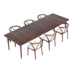 Arne vodder modèle 201 grande table à manger en palissandre sibast danemark 1960 Arne vodder modèle 201 grande table à manger en palissandre sibast danemark 1960