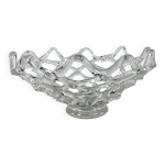 Art dco, barovier & toso - centre de table en verre murano intreccio. annes 1940