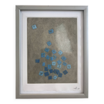 Arthur luiz piza, sans titre, c 1990. gravure  la gouge signe au crayon