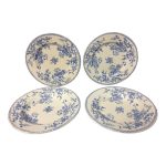 Assiettes anciennes art nouveau faence de gien france mdailles d'or fleurette