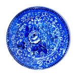 Assiette ancienne bleu profond villeroy &, boch