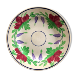 Assiette ancienne opaque de sarreguemines