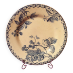 Assiette ancienne porcelaine opaque de gien