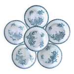 Assiettes anciennes terre de fer st amand collection  margot