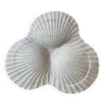 Assiette barbotine apéritive coquille Assiette barbotine apéritive coquille