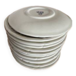 Assiettes  caf gien pont aux choux grain de riz