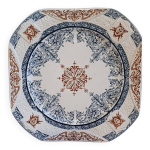 Assiette carrée ancienne Assiette carrée ancienne