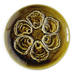 Assiette en céramique pour 6 huîtres Assiette en céramique pour 6 huîtres