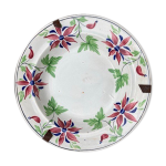 Assiette de collection en faence ancienne