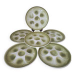 Assiettes  coquillages moulin des loups orchies