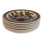 Assiettes creuses anglaises jacobean