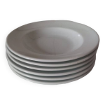 Assiette creuses blanches