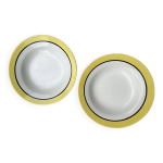 Assiettes creuses digoin sarreguemines