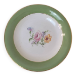 Assiette creuse lun�ville fleurs