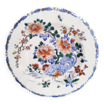 Assiette creuse, plat creux en faïence de gien , modèle coq et pivoines, années 1930 Assiette creuse, plat creux en faïence de gien , modèle coq et pivoines, années 1930