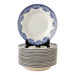 Assiettes creuses sarreguemines modèle capri Assiettes creuses sarreguemines modèle capri