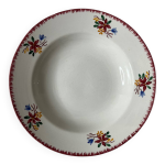 Assiette creuse sarreguemines digoin evelyne