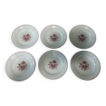 Assiettes creuses série de six villeroy & boch modèle flora Assiettes creuses série de six villeroy & boch modèle flora