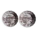 Assiettes d�cor english landscape, fontebasso italie