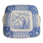 Assiette a dcor en porcelaine phosphatique