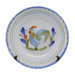 Assiette dcorative hb quimper, coq bleu